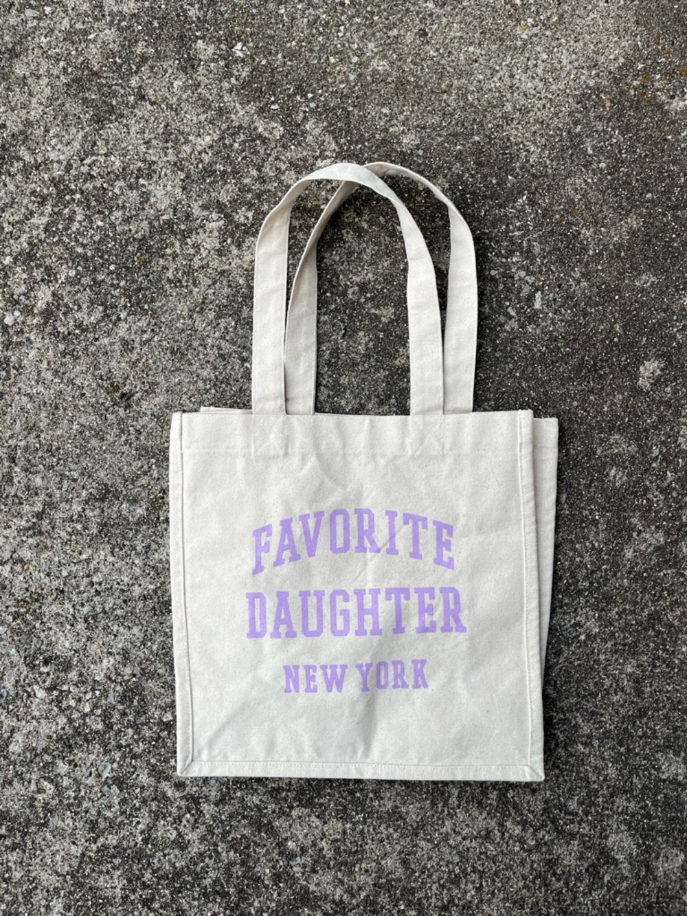 favorite daughter canvas tote bag